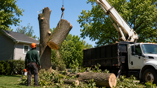 Tree removal crew in Rochester NY