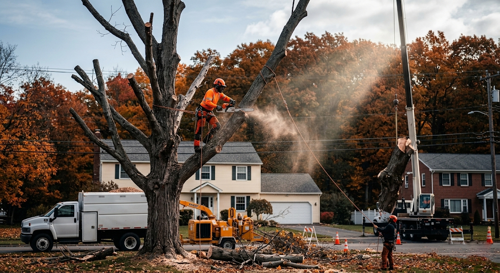 Dangerous tree signs